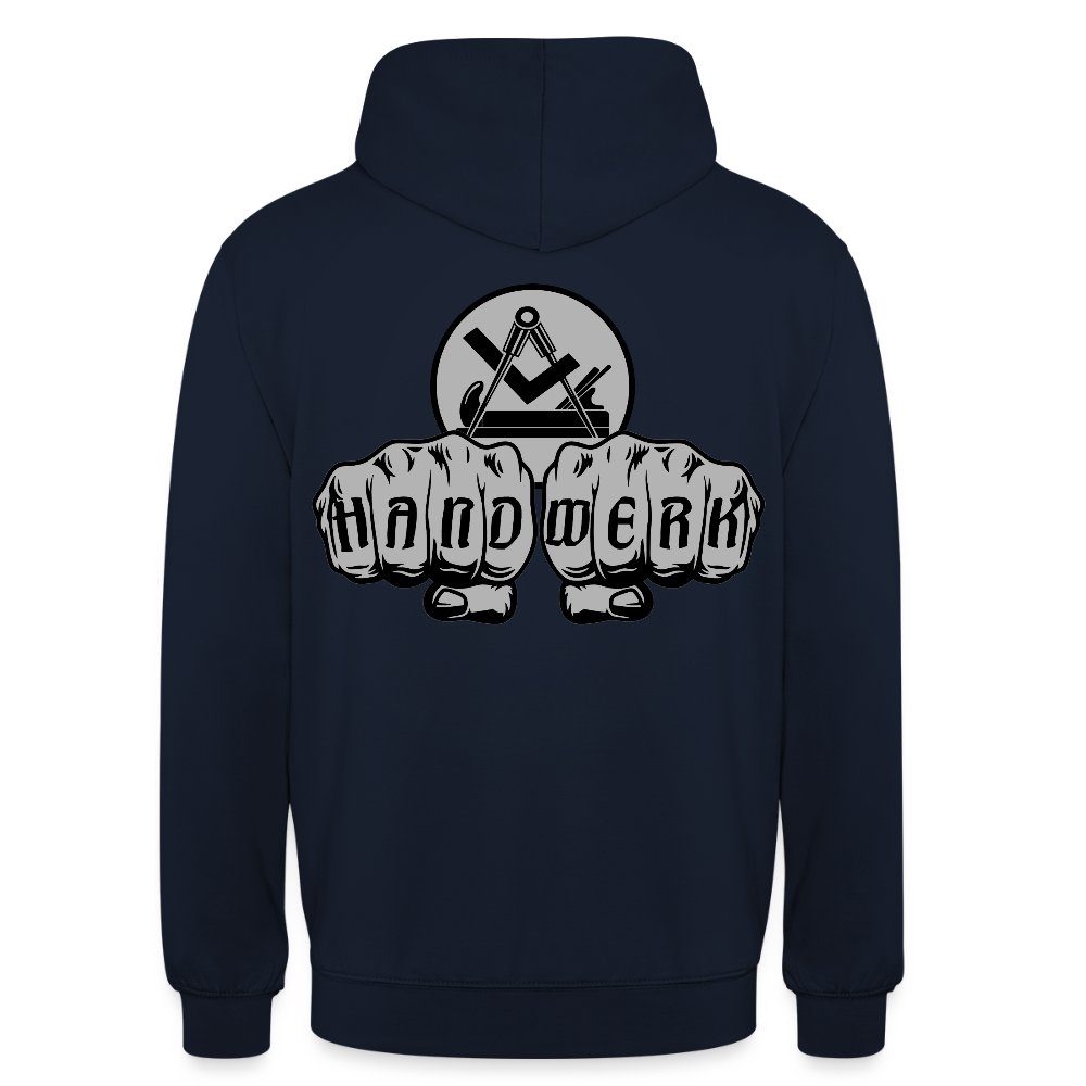 Unisex Hoodie "Schreiner/Tischler" beidseitig bedruckt Unisex Hoodie {{ color }}