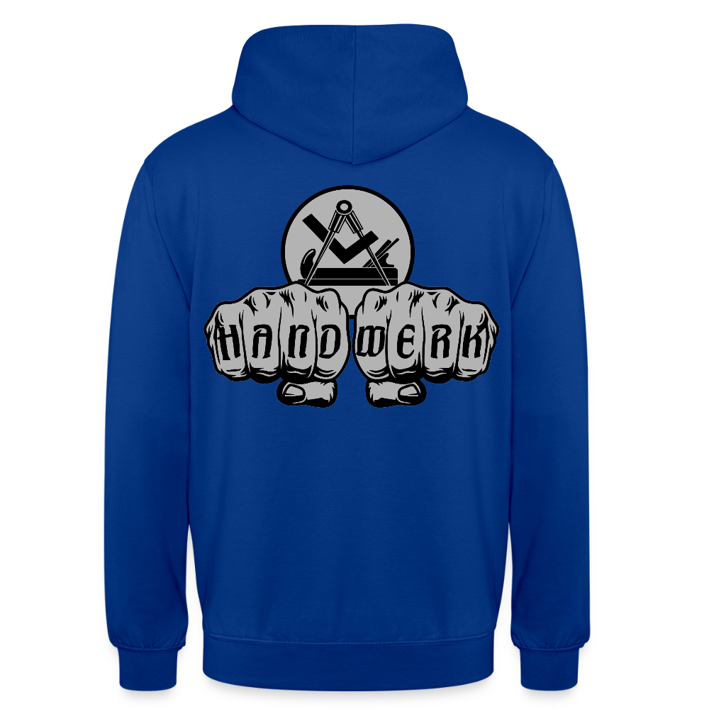 Unisex Hoodie "Schreiner/Tischler" beidseitig bedruckt Unisex Hoodie {{ color }}