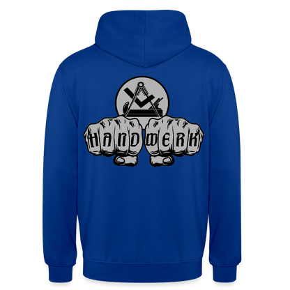 Unisex Hoodie "Schreiner/Tischler" beidseitig bedruckt Unisex Hoodie {{ color }}