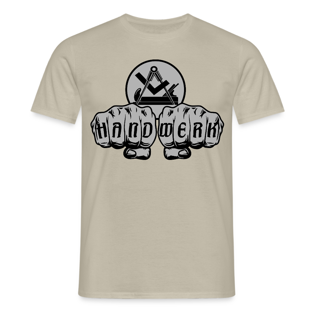 Unisex T-Shirt "Schreiner/Tischler" Sandbeige Männer T-Shirt {{ color }}