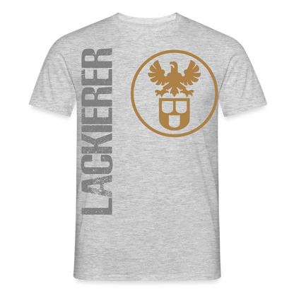 Unisex T-Shirt "Lackierer" Grau meliert Männer T-Shirt {{ color }}