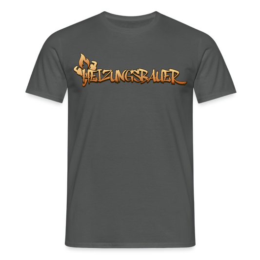 Unisex T-Shirt "Heizungsbauer" Anthrazit Männer T-Shirt {{ color }}