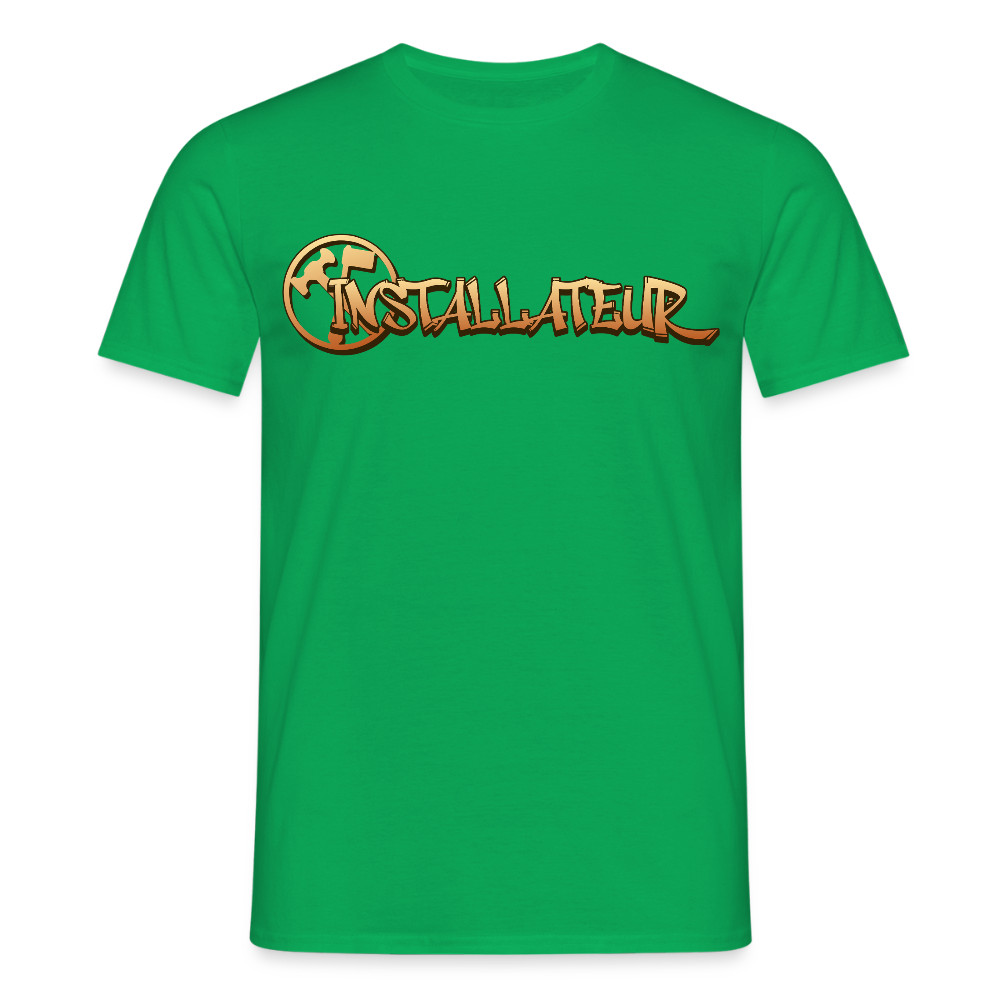 Unisex T-Shirt "Installateur" Kelly Green Männer T-Shirt {{ color }}