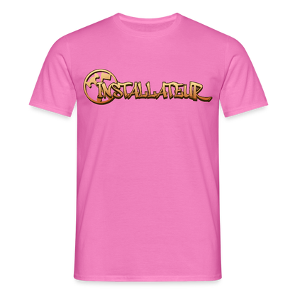 Unisex T-Shirt "Installateur" Pink Männer T-Shirt {{ color }}