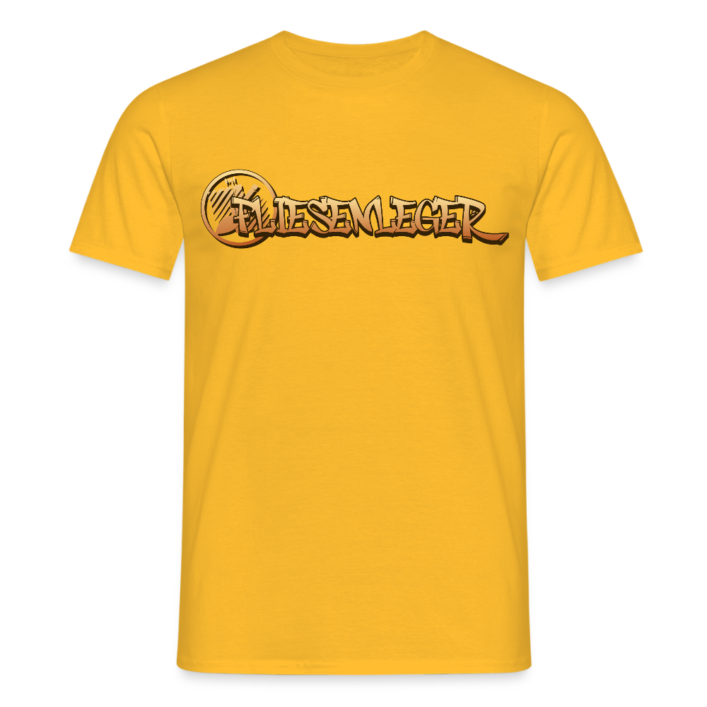 Unisex T-Shirt "Fliesenleger" Gelb Männer T-Shirt {{ color }}