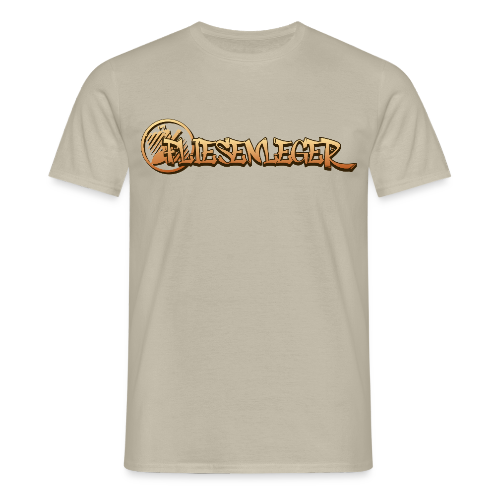 Unisex T-Shirt "Fliesenleger" Sandbeige Männer T-Shirt {{ color }}