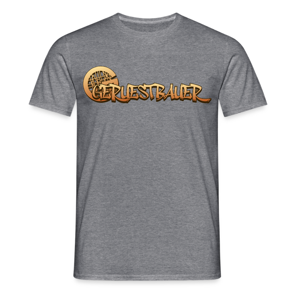 Unisex T-Shirt "Gerüstbauer" Graphit meliert Männer T-Shirt {{ color }}