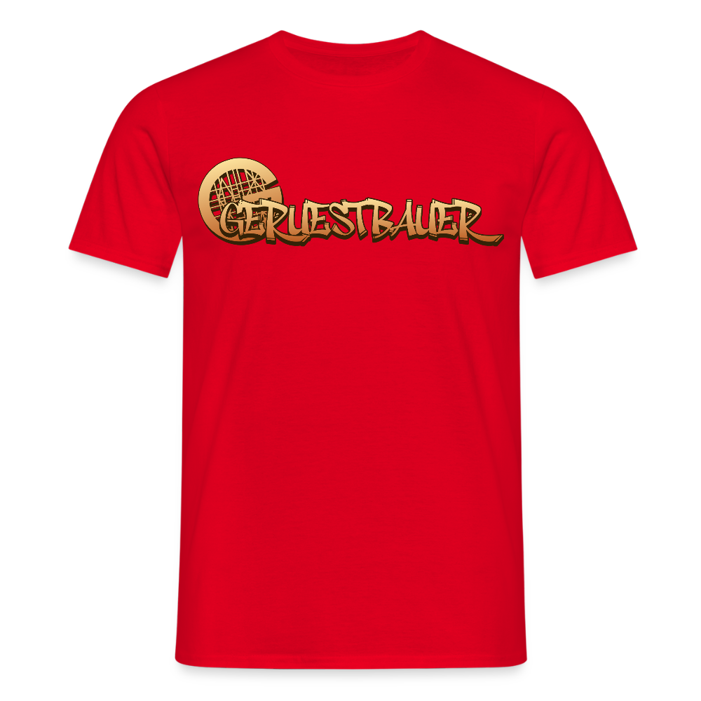 Unisex T-Shirt "Gerüstbauer" Rot Männer T-Shirt {{ color }}
