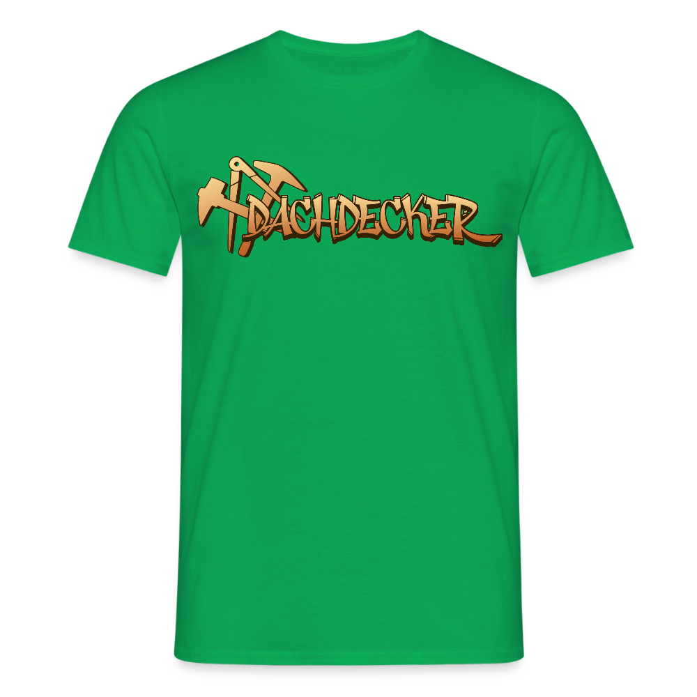 Unisex T-Shirt "Dachdecker" Kelly Green Männer T-Shirt {{ color }}