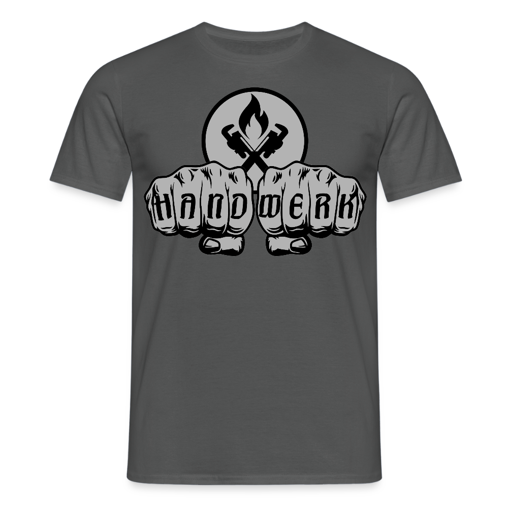 Unisex T-Shirt "Heizungsbauer" Anthrazit Männer T-Shirt {{ color }}