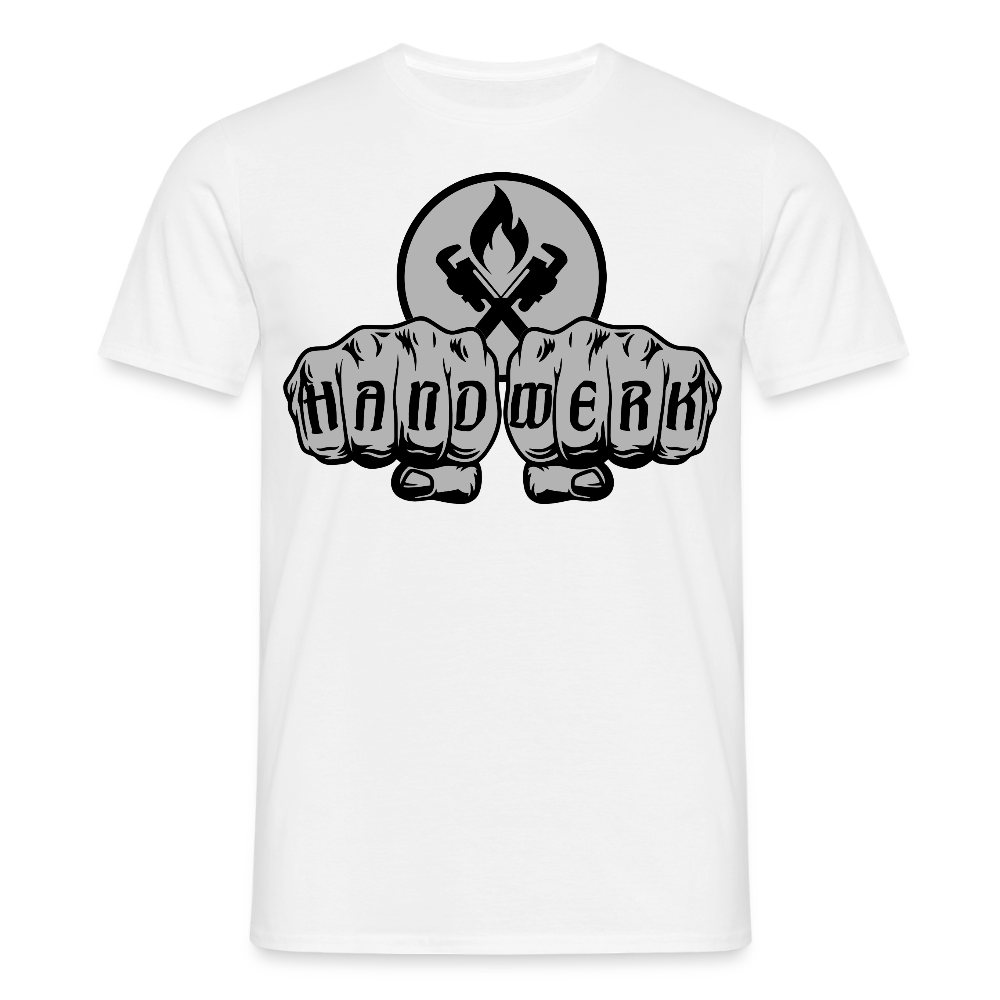 Unisex T-Shirt "Heizungsbauer" Weiß Männer T-Shirt {{ color }}