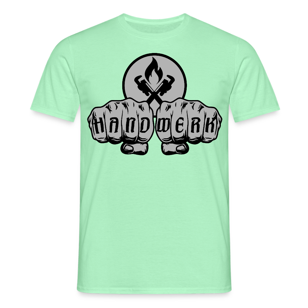 Unisex T-Shirt "Heizungsbauer" Mintgrün Männer T-Shirt {{ color }}