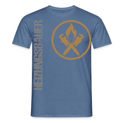 Unisex T-Shirt "Heizungsbauer" Taubenblau Männer T-Shirt {{ color }}