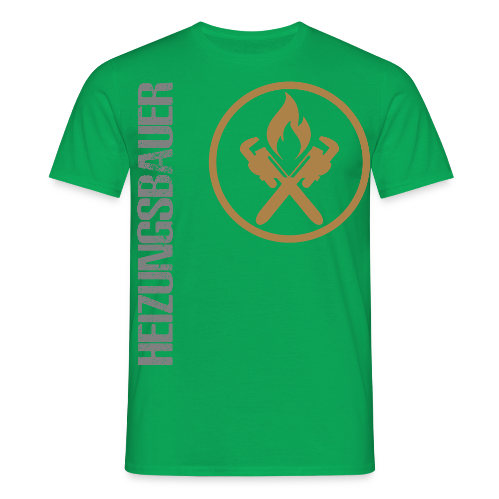 Unisex T-Shirt "Heizungsbauer" Kelly Green Männer T-Shirt {{ color }}