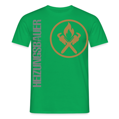 Unisex T-Shirt "Heizungsbauer" Kelly Green Männer T-Shirt {{ color }}