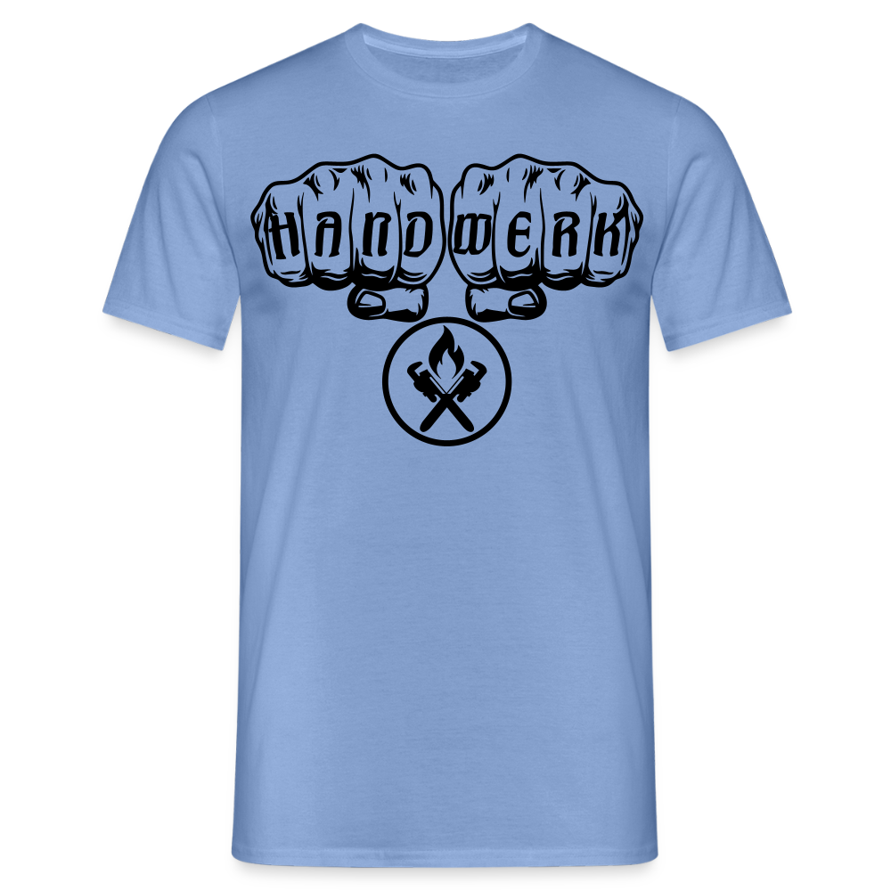 Unisex T-Shirt "Heizungsbauer" carolina blue Männer T-Shirt {{ color }}