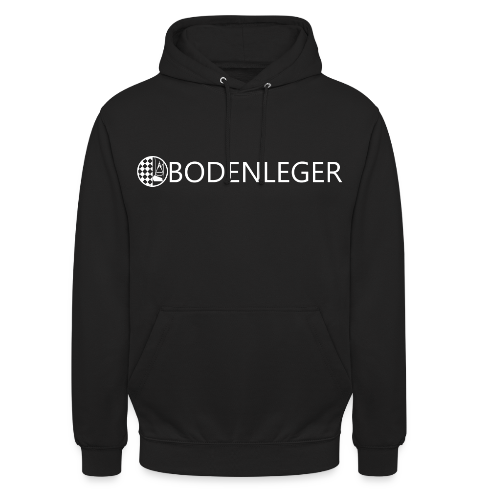 Unisex Hoodie "Bodenleger" Schwarz Unisex Hoodie {{ color }}