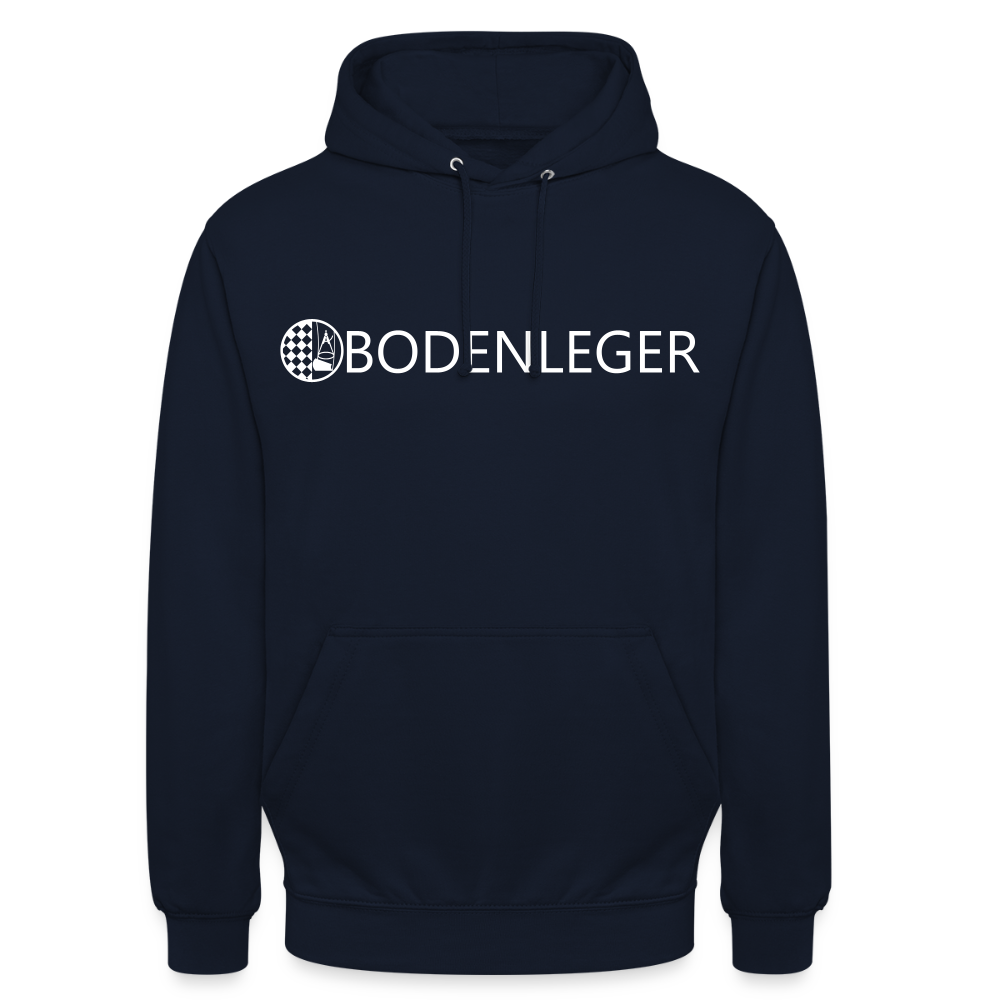 Unisex Hoodie "Bodenleger" Navy Unisex Hoodie {{ color }}