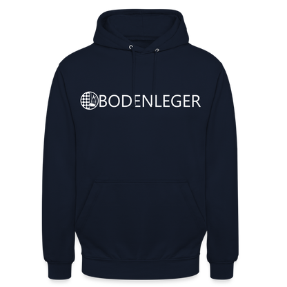 Unisex Hoodie "Bodenleger" Navy Unisex Hoodie {{ color }}