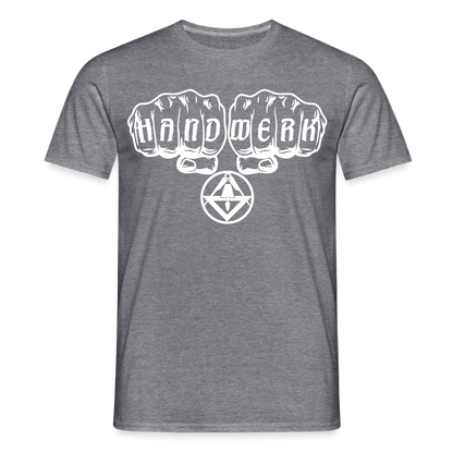 Unisex T-Shirt "Stuckateur" Graphit meliert Männer T-Shirt {{ color }}