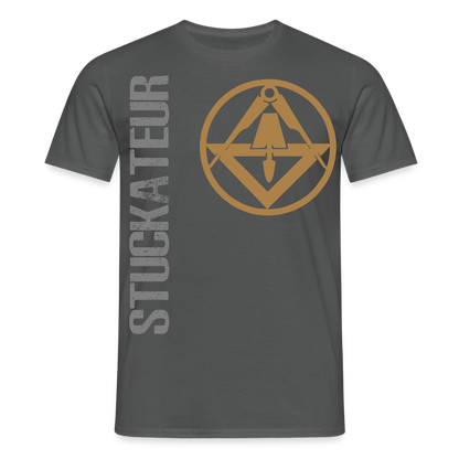 Unisex T-Shirt "Stuckateur" Anthrazit Männer T-Shirt {{ color }}