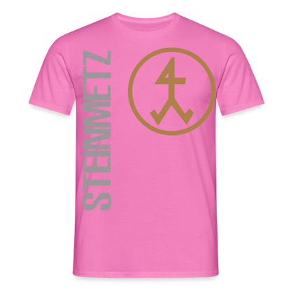 Unisex T-Shirt "Steinmetz" Pink Männer T-Shirt {{ color }}