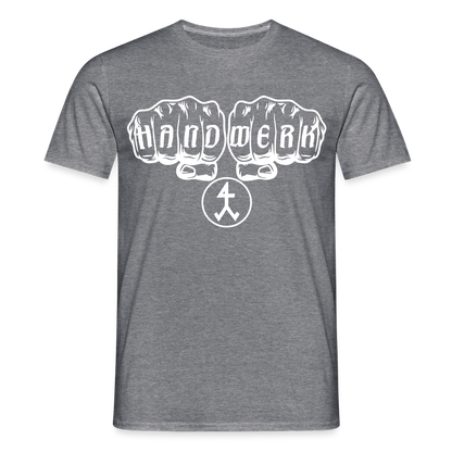 Unisex T-Shirt "Steinmetz" Graphit meliert Männer T-Shirt {{ color }}