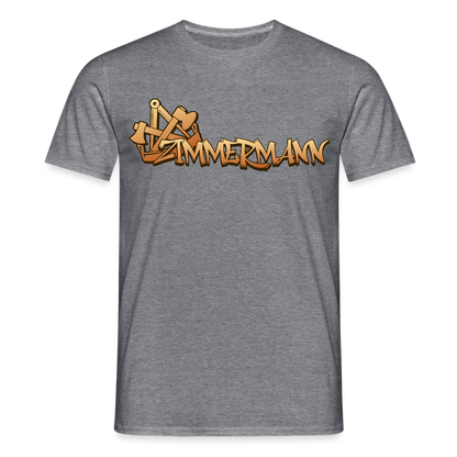 Unisex T-Shirt "Zimmermann" Graphit meliert Männer T-Shirt {{ color }}