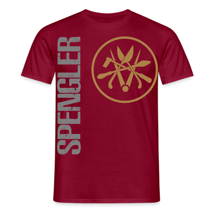 Unisex T-Shirt "Spengler" Ziegelrot Männer T-Shirt {{ color }}