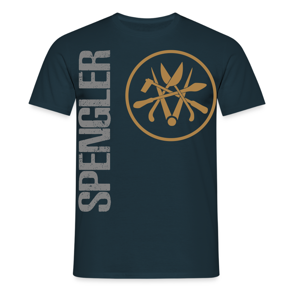 Unisex T-Shirt "Spengler" Navy Männer T-Shirt {{ color }}