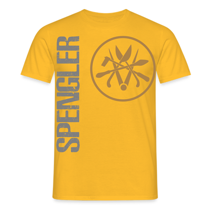 Unisex T-Shirt "Spengler" Gelb Männer T-Shirt {{ color }}