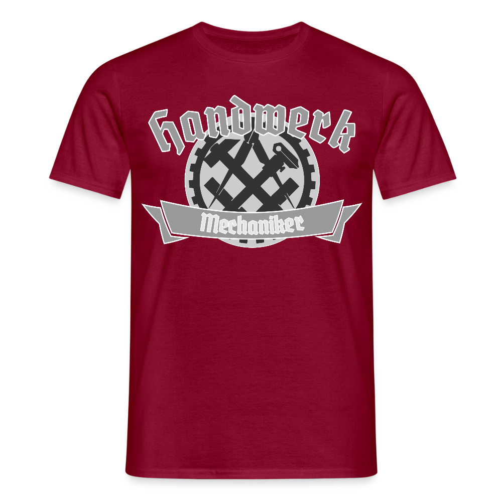 Unisex T-Shirt "Mechaniker" Ziegelrot Männer T-Shirt {{ color }}