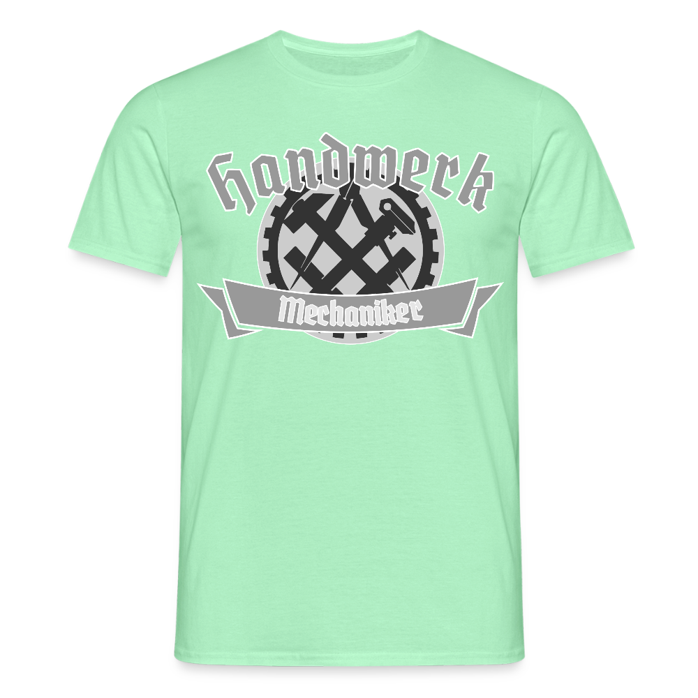 Unisex T-Shirt "Mechaniker" Mintgrün Männer T-Shirt {{ color }}