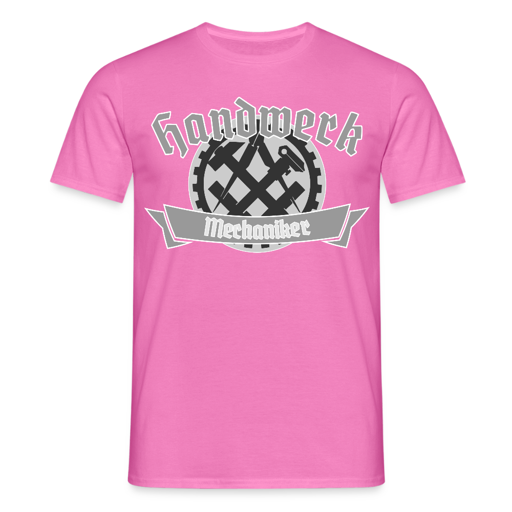 Unisex T-Shirt "Mechaniker" Pink Männer T-Shirt {{ color }}