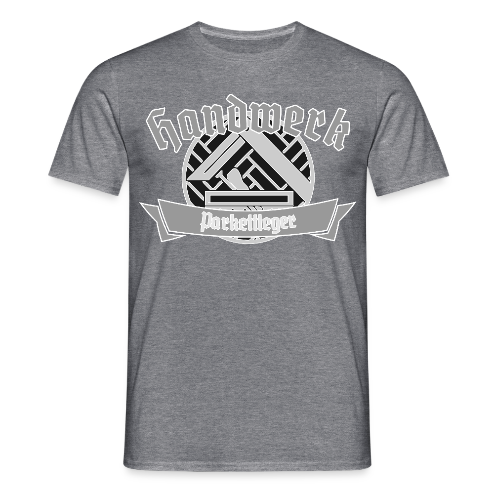 Unisex T-Shirt "Parkettleger" Graphit meliert Männer T-Shirt {{ color }}