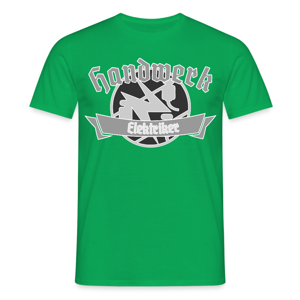 Unisex T-Shirt "Elektriker" Kelly Green Männer T-Shirt {{ color }}