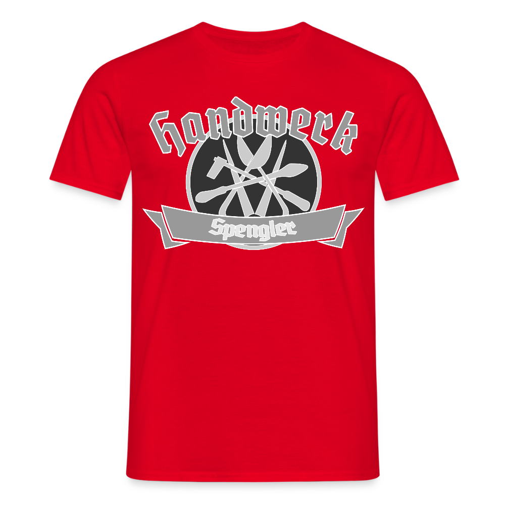 Unisex T-Shirt "Spengler" Rot Männer T-Shirt {{ color }}