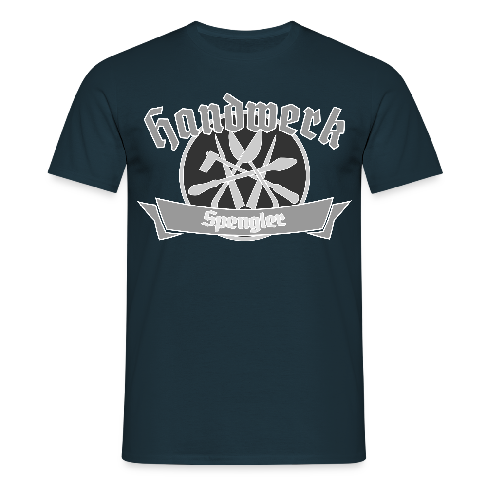 Unisex T-Shirt "Spengler" Navy Männer T-Shirt {{ color }}