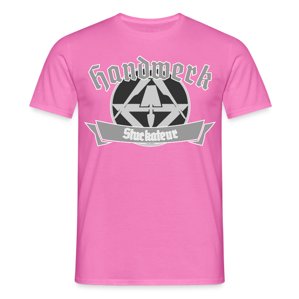 Unisex T-Shirt "Stuckateur" Pink Männer T-Shirt {{ color }}