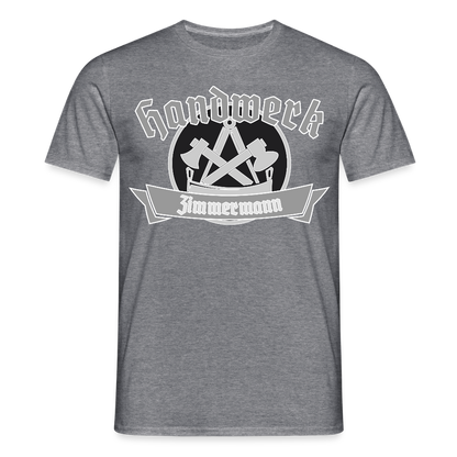 Unisex T-Shirt "Zimmermann" Graphit meliert Männer T-Shirt {{ color }}