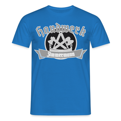 Unisex T-Shirt "Zimmermann" Royalblau Männer T-Shirt {{ color }}