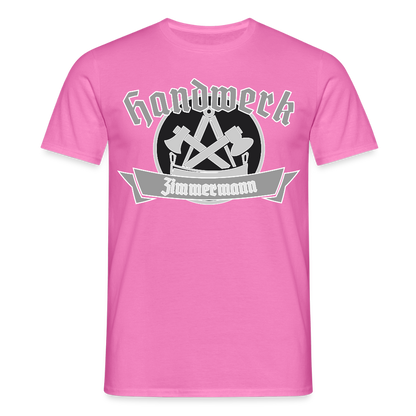 Unisex T-Shirt "Zimmermann" Pink Männer T-Shirt {{ color }}