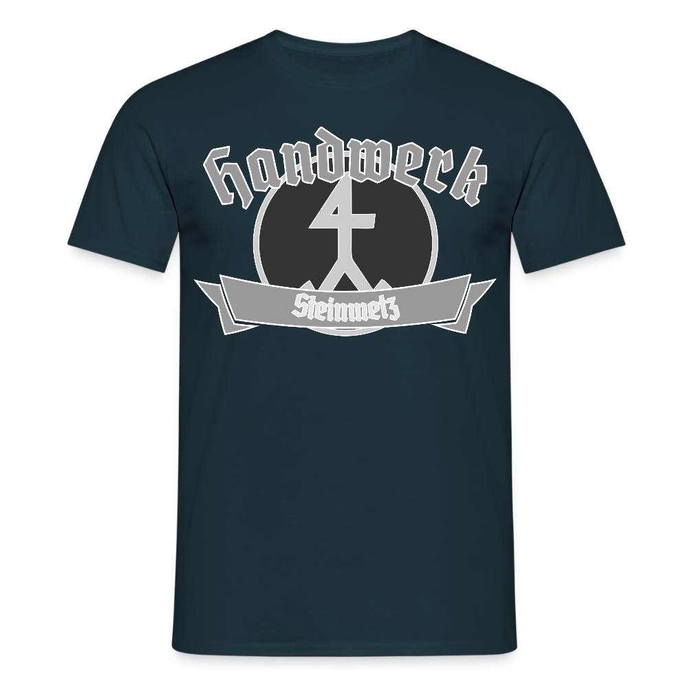 Unisex T-Shirt "Steinmetz" Navy Männer T-Shirt {{ color }}