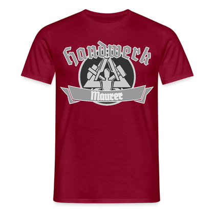 Unisex T-Shirt "Maurer" Ziegelrot Männer T-Shirt {{ color }}