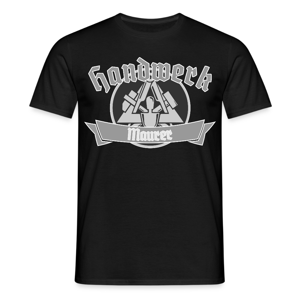 Unisex T-Shirt "Maurer" Schwarz Männer T-Shirt {{ color }}