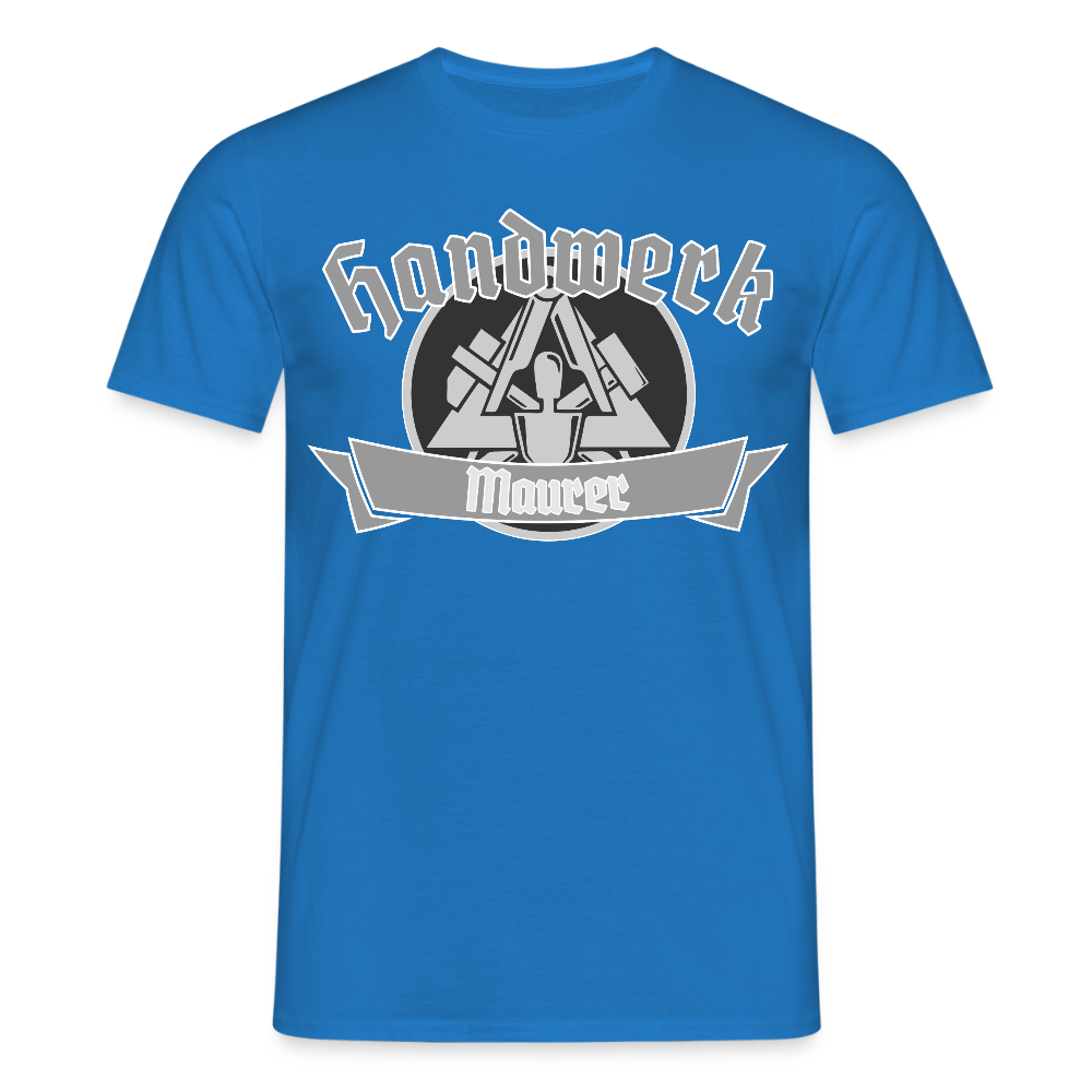 Unisex T-Shirt "Maurer" Royalblau Männer T-Shirt {{ color }}