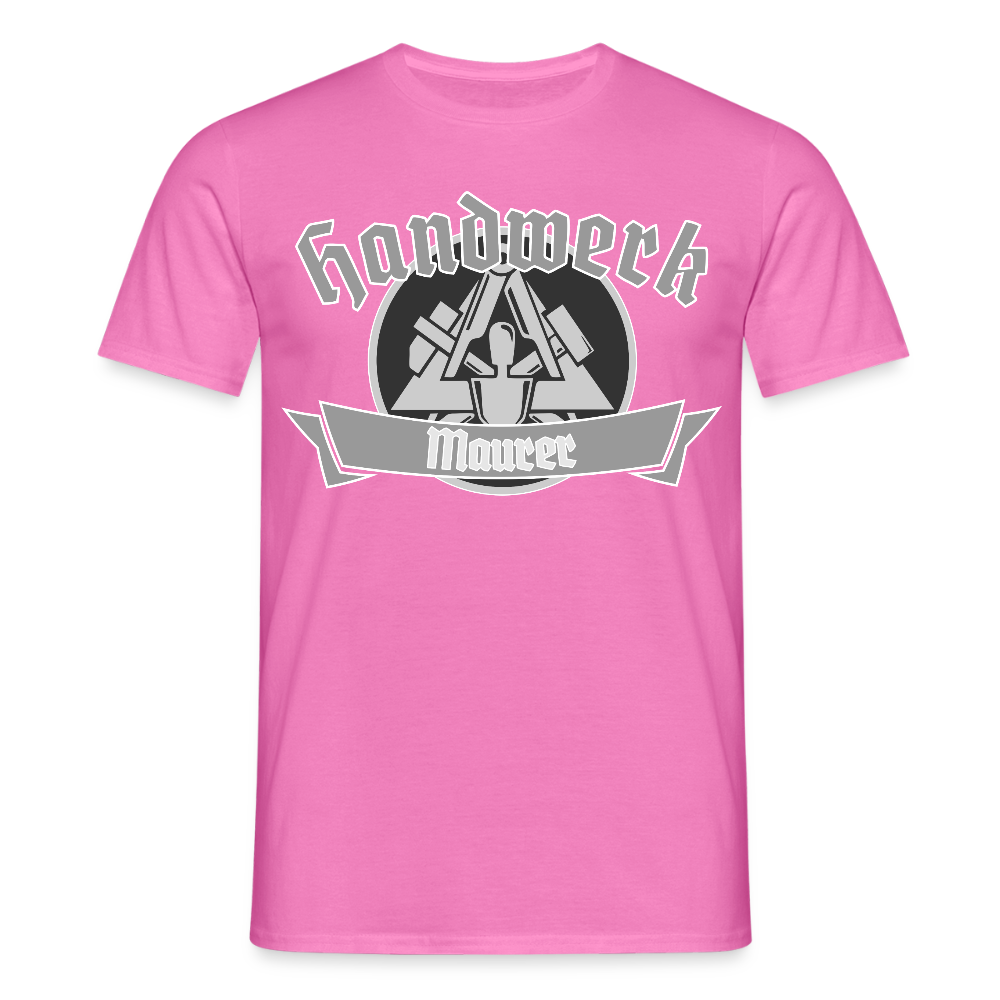 Unisex T-Shirt "Maurer" Pink Männer T-Shirt {{ color }}