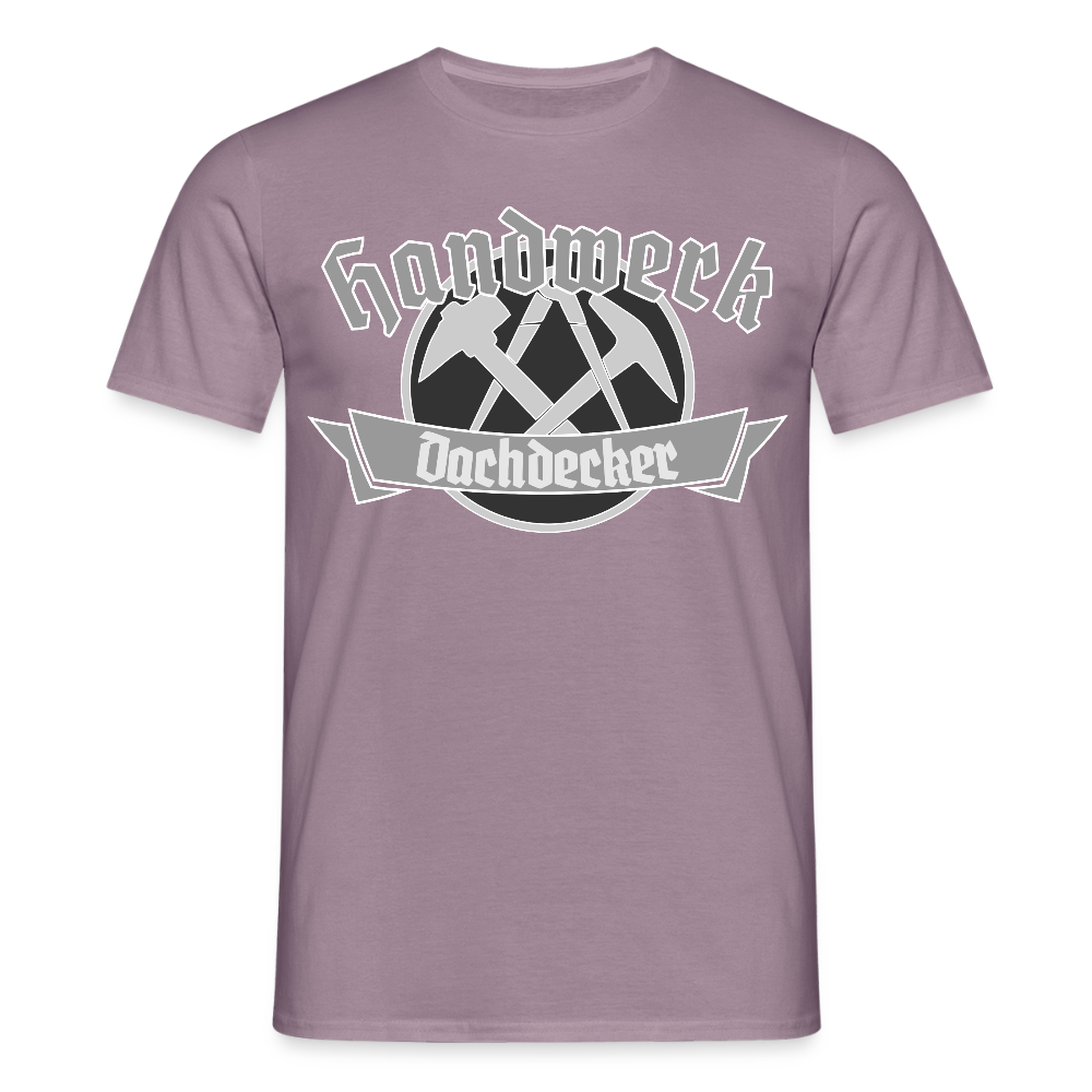 Unisex T-Shirt "Dachdecker" Lilagrau Männer T-Shirt {{ color }}