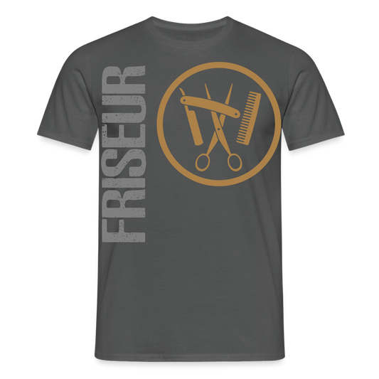 Unisex T-Shirt "Friseur" Anthrazit Männer T-Shirt {{ color }}