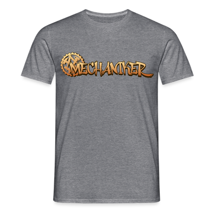 Unisex T-Shirt "Mechaniker" Graphit meliert Männer T-Shirt {{ color }}